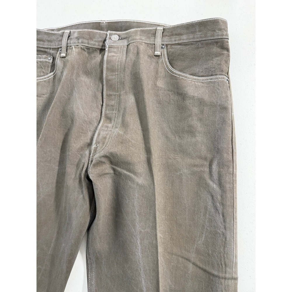 Levi's 501 Original Fit Jeans - Brown Denim - Size 42x32 - Picture 4 of 16